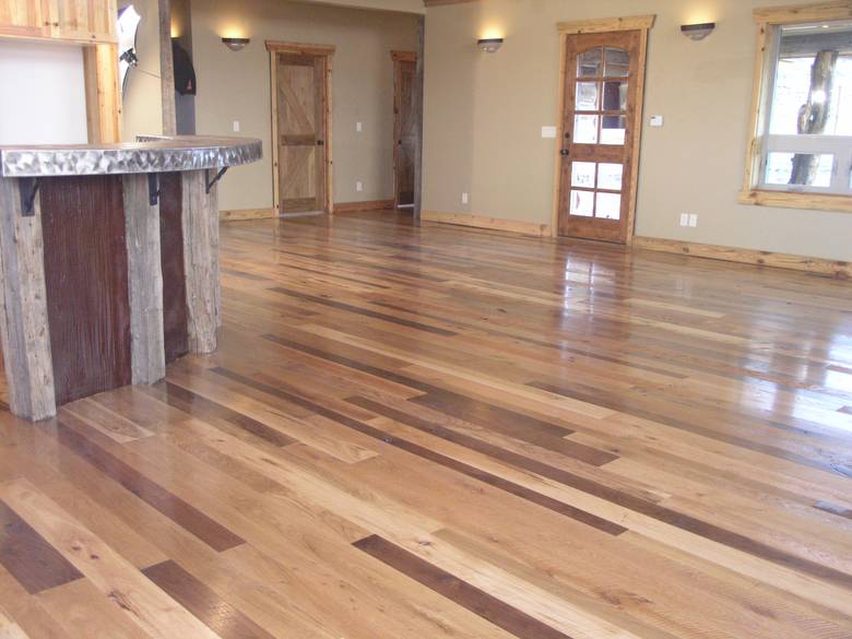 Mixed Hardwood and Softwood Floor